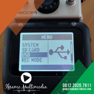 Menu USB di Zoom H5