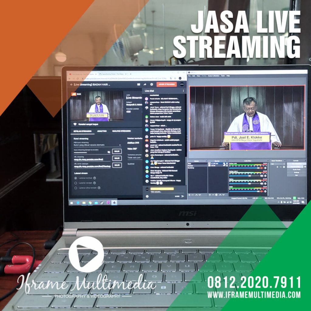 Jasa Live Streaming Ibadah Minggu