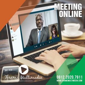 Ilutrasi Meeting Online