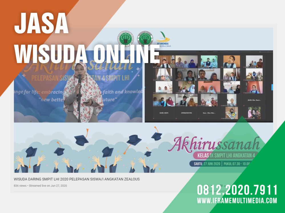 Read more about the article Jasa Wisuda Online Jogja | 0812.2020.7911 | IFRAME Multimedia